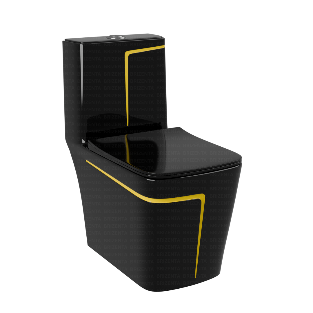 One-Piece Toilet (Commode) with 9-Inch S Trap Outlet BR2010