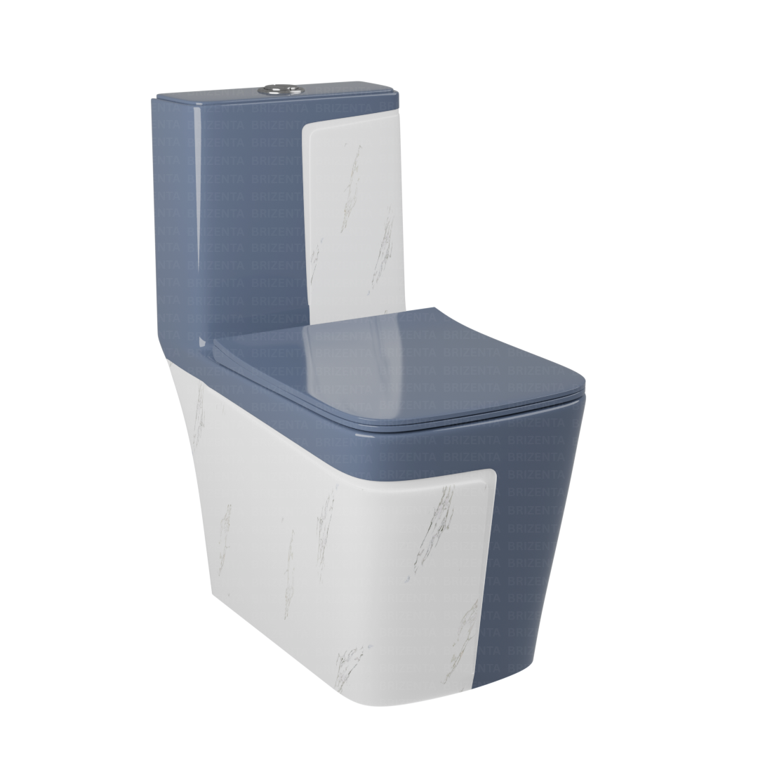One-Piece Toilet (Commode) with 9-Inch S Trap Outlet BR2016