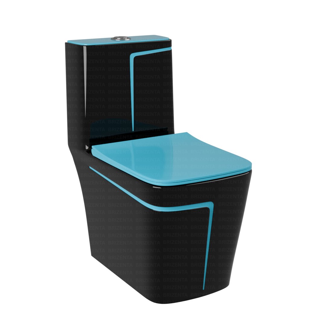 One-Piece Toilet (Commode) with 9-Inch S Trap Outlet BR2027