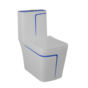 One-Piece Toilet (Commode) with 9-Inch S Trap Outlet BR2002