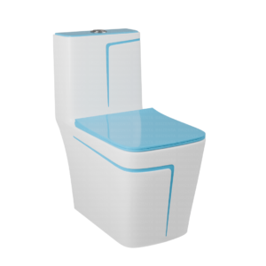 One-Piece Toilet (Commode) with 9-Inch S Trap Outlet BR2003