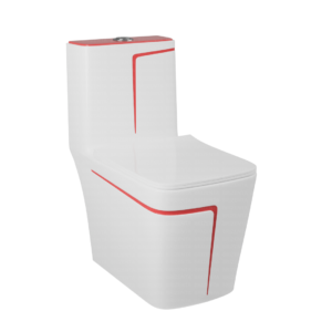 One-Piece Toilet (Commode) with 9-Inch S Trap Outlet BR2004