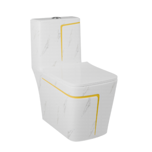 One-Piece Toilet (Commode) with 9-Inch S Trap Outlet BR2008
