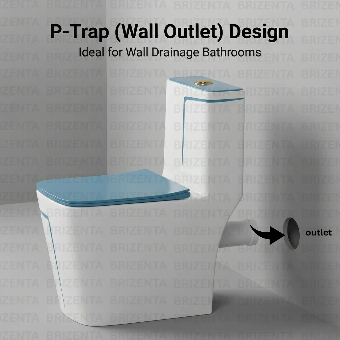 P-Trap One piece Closet (Commode) BR2003