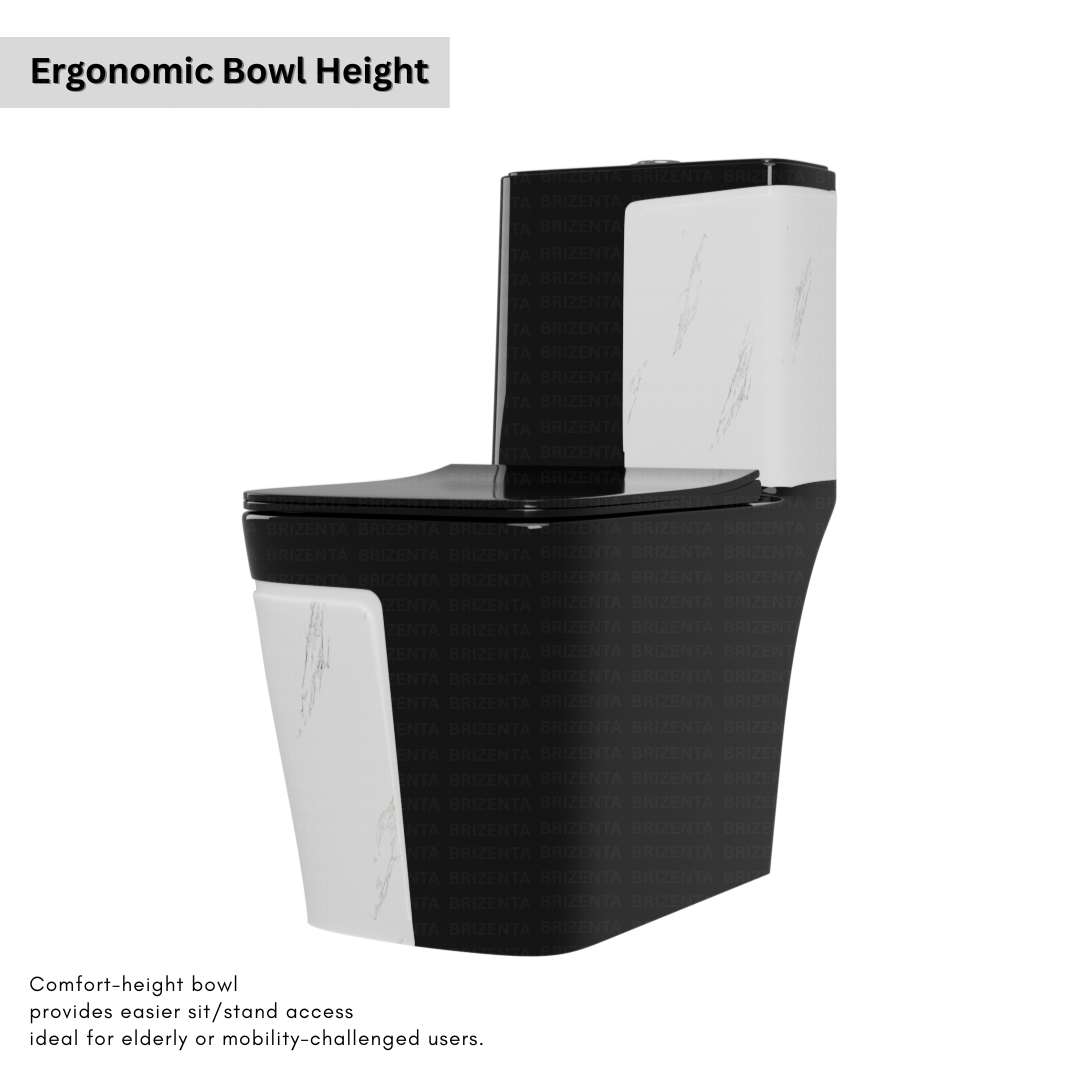 One-Piece Toilet (Commode) with 9-Inch S Trap Outlet BR2014