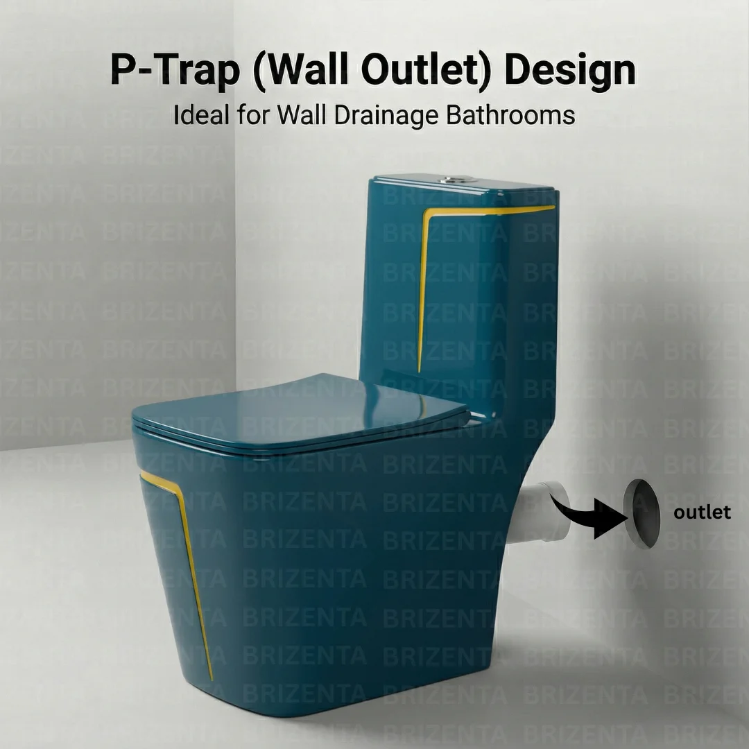 P-Trap One piece Closet (Commode) BR2026
