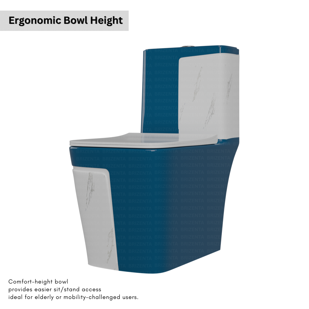 One-Piece Toilet (Commode) with 9-Inch S Trap Outlet BR2029
