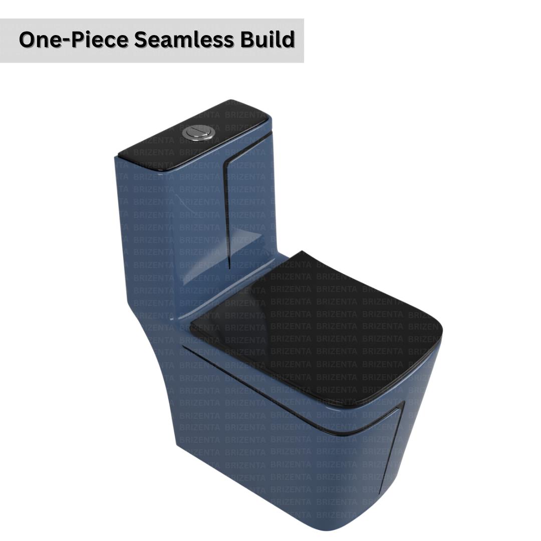 One-Piece Toilet (Commode) with 9-Inch S Trap Outlet BR2009
