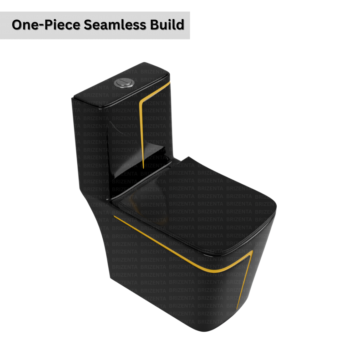 One-Piece Toilet (Commode) with 9-Inch S Trap Outlet BR2010