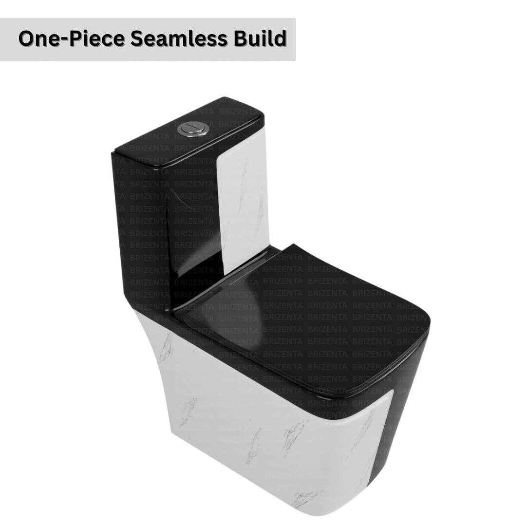 One-Piece Toilet (Commode) with 9-Inch S Trap Outlet BR2014