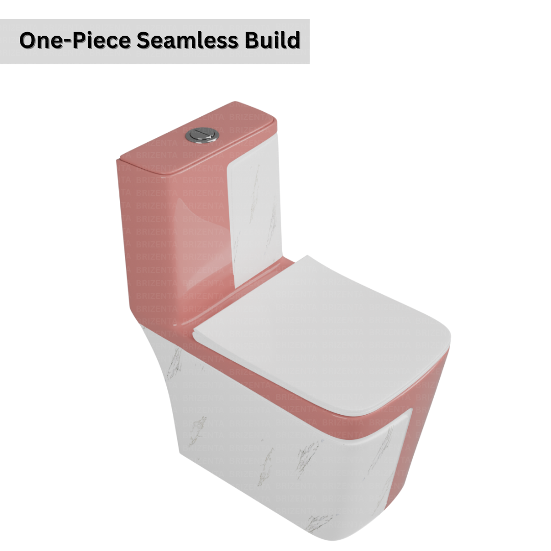 One-Piece Toilet (Commode) with 9-Inch S Trap Outlet BR2015