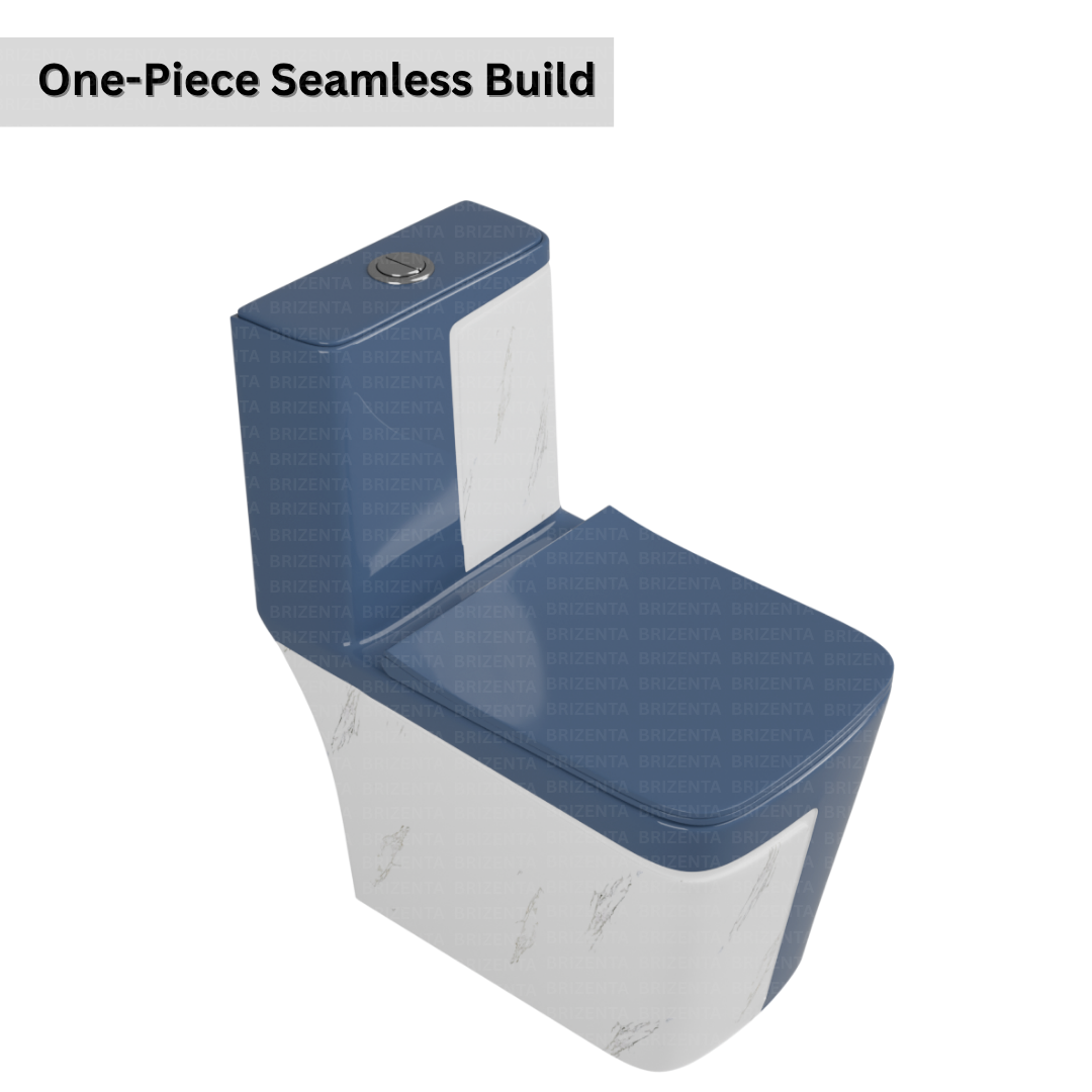 One-Piece Toilet (Commode) with 9-Inch S Trap Outlet BR2016