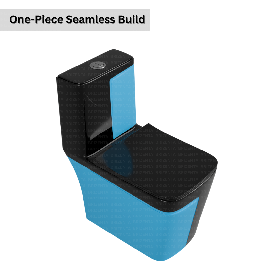 One-Piece Toilet (Commode) with 9-Inch S Trap Outlet BR2019