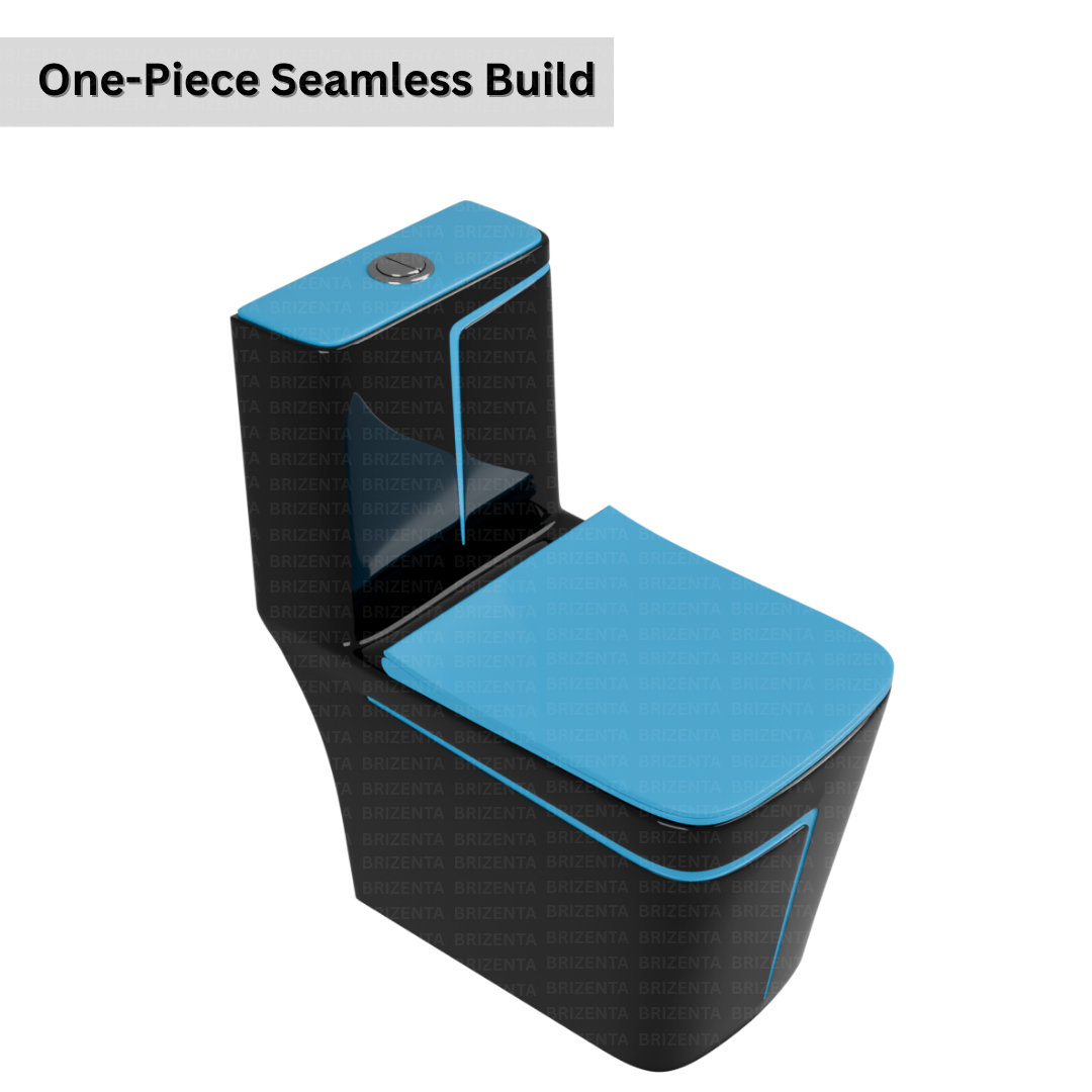 One-Piece Toilet (Commode) with 9-Inch S Trap Outlet BR2027