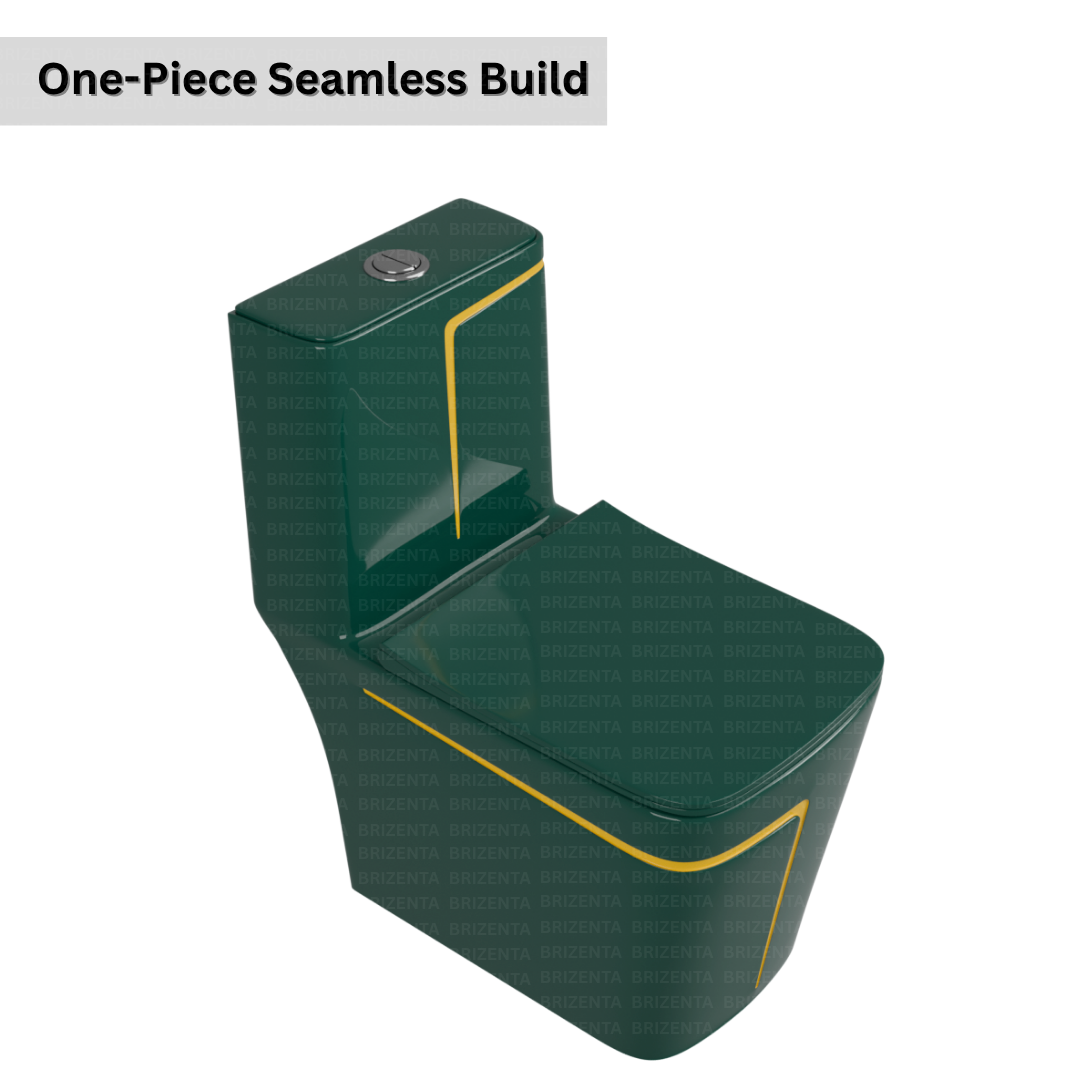 One-Piece Toilet (Commode) with 9-Inch S Trap Outlet BR2028
