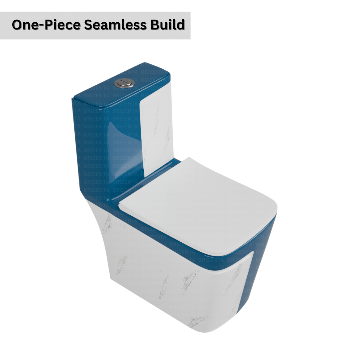 One-Piece Toilet (Commode) with 9-Inch S Trap Outlet BR2029