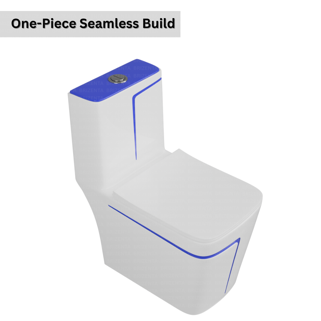 One-Piece Toilet (Commode) with 9-Inch S Trap Outlet BR2002
