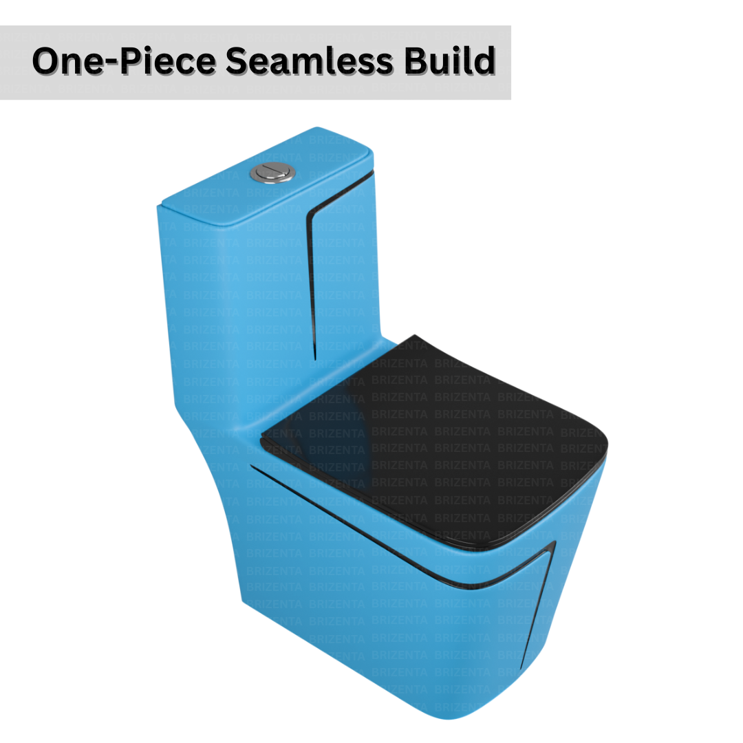 One-Piece Toilet (Commode) with 9-Inch S Trap Outlet BR2012