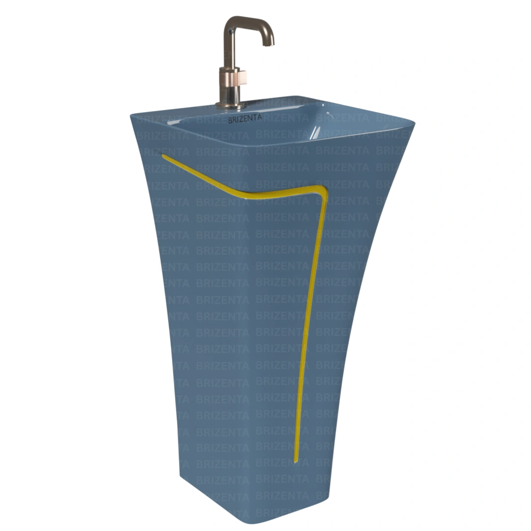 One Piece Pedestal Wash Basin BR113