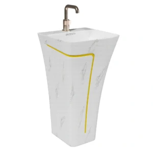 One Piece Pedestal Wash Basin BR108