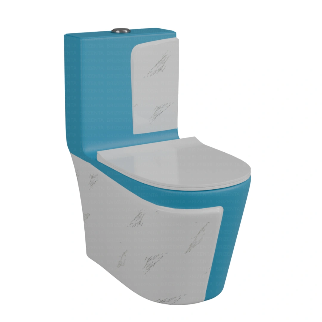 One-Piece Toilet (Commode) with 9-Inch S Trap Outlet BR1018