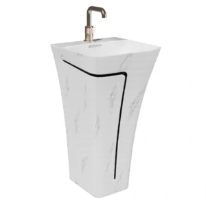 One Piece Pedestal Wash Basin BR107