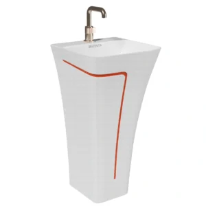 One Piece Pedestal Wash Basin BR104
