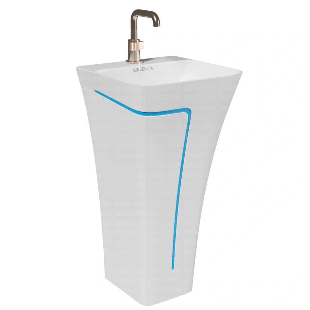 One Piece Pedestal Wash Basin BR103