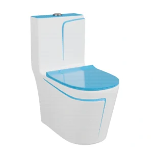 One-Piece Toilet (Commode) with 9-Inch S Trap Outlet BR1003
