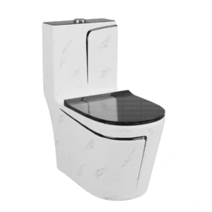 One-Piece Toilet (Commode) with 9-Inch S Trap Outlet BR1007