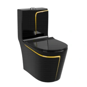One-Piece Toilet (Commode) with 9-Inch S Trap Outlet BR1010