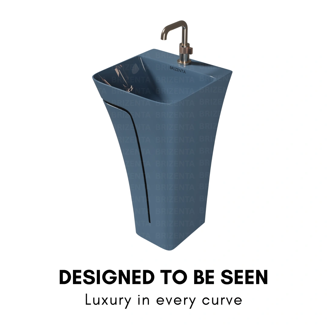 One Piece Pedestal Wash Basin BR109