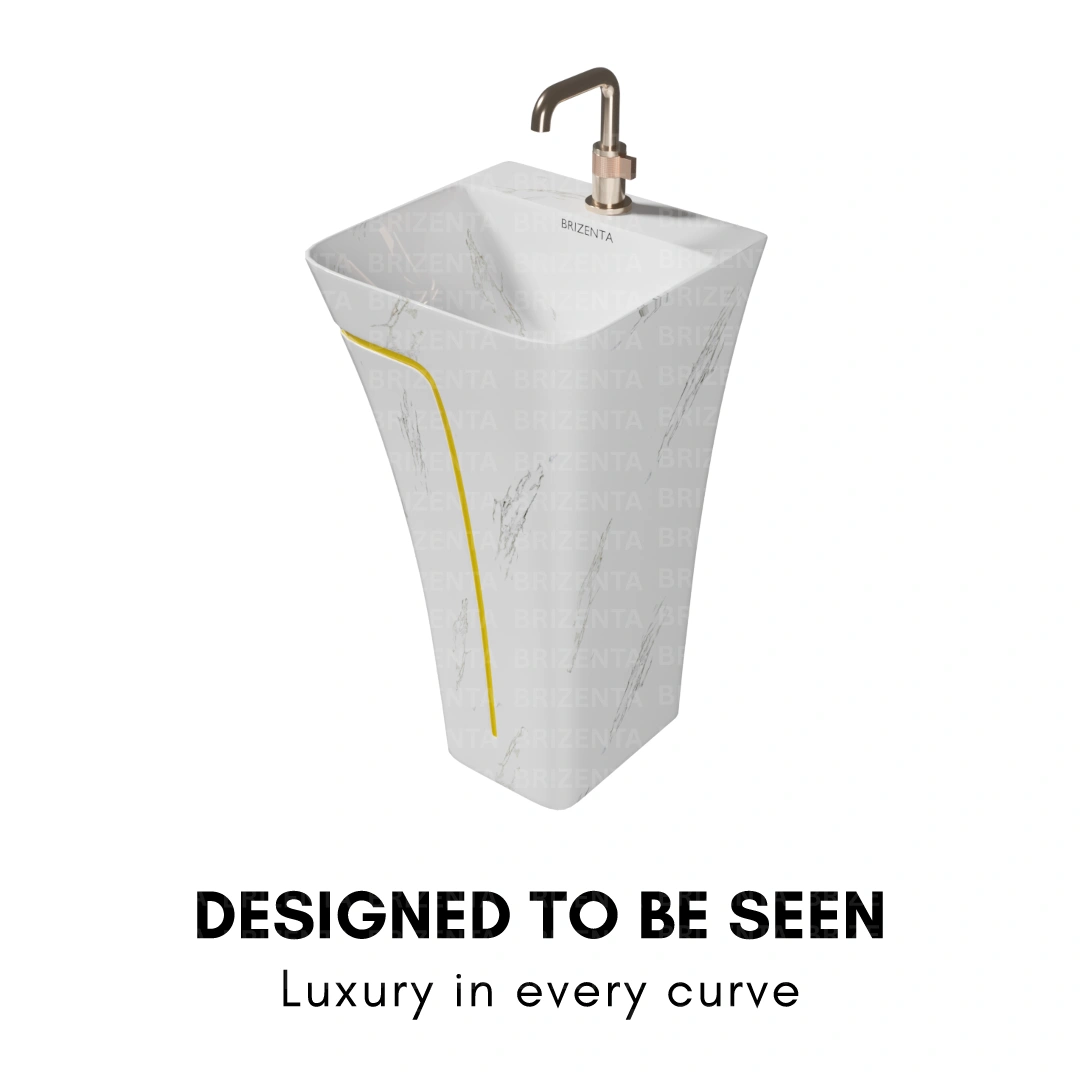 One Piece Pedestal Wash Basin BR108