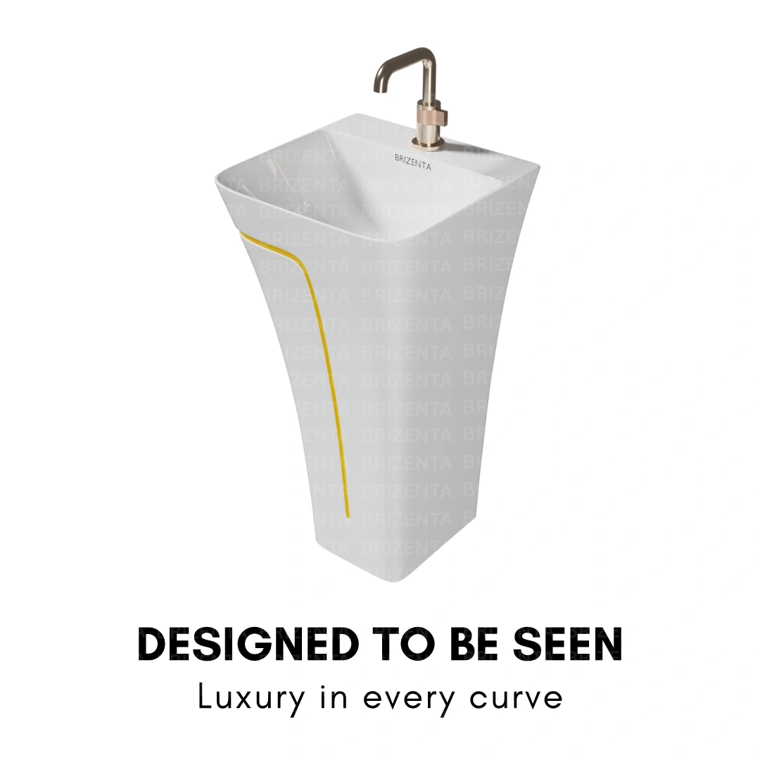 One Piece Pedestal Wash Basin BR105