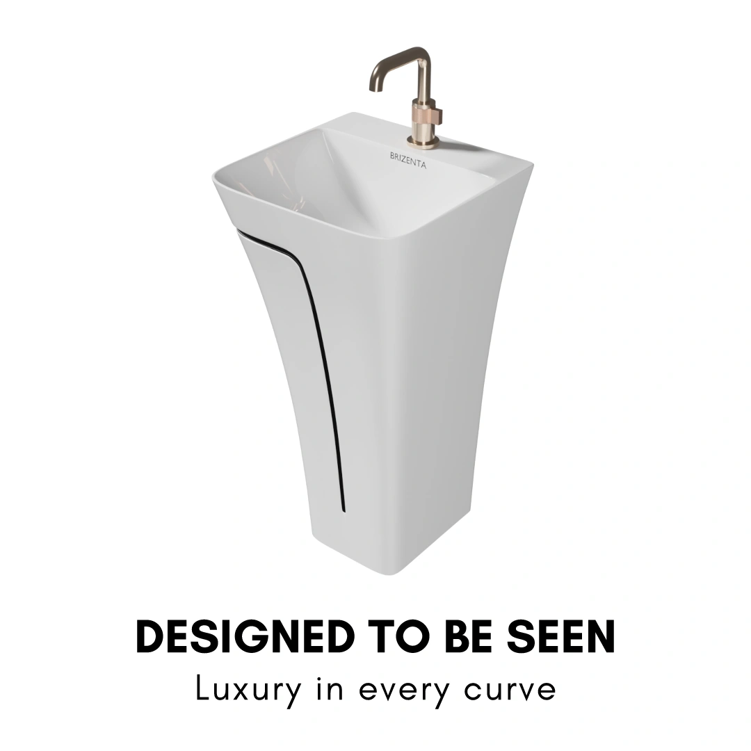 One Piece Pedestal Wash Basin BR101