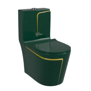 One-Piece Toilet (Commode) with 9-Inch S Trap Outlet BR1028