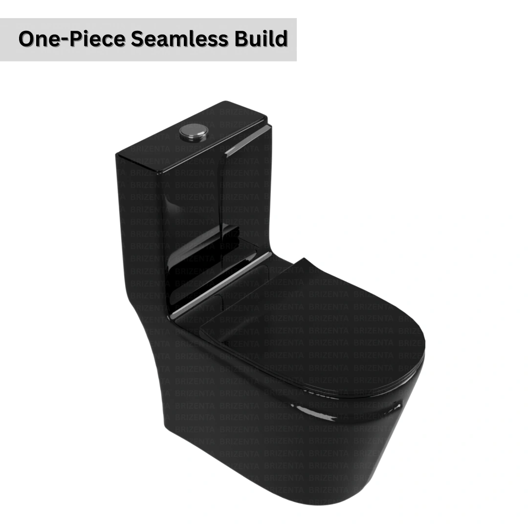 One-Piece Toilet (Commode) with 9-Inch S Trap Outlet BR1020